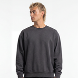 Relaxed Crewneck Sweatshirt - Dark Grey