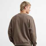 Relaxed Crewneck Sweatshirt - Dark Khaki