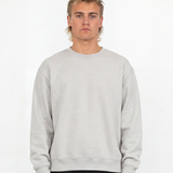 Relaxed Crewneck Sweatshirt - Light Grey