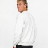 Relaxed Crewneck Sweatshirt - White