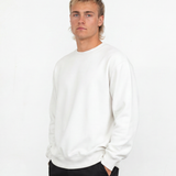 Relaxed Crewneck Sweatshirt - White