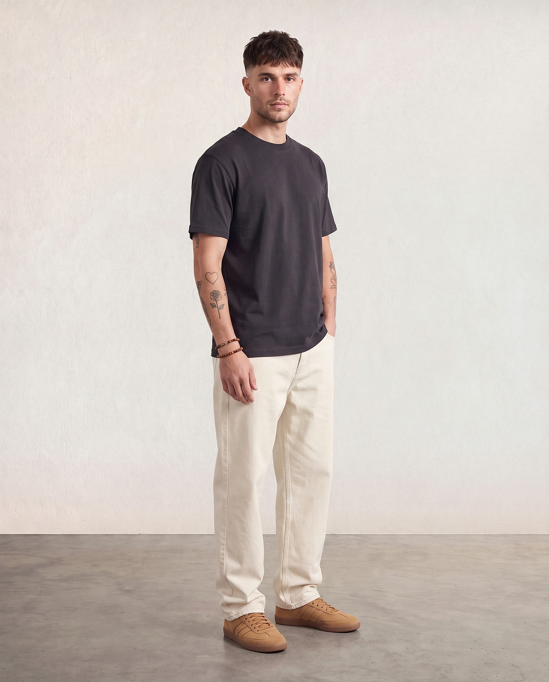 Hipland 300GSM Big Tee Black, side