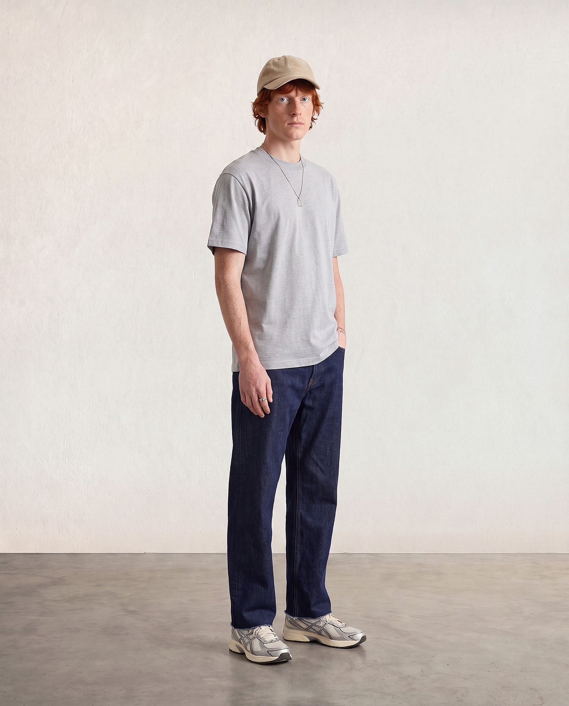 Hipland 300GSM Big Tee Grey, side
