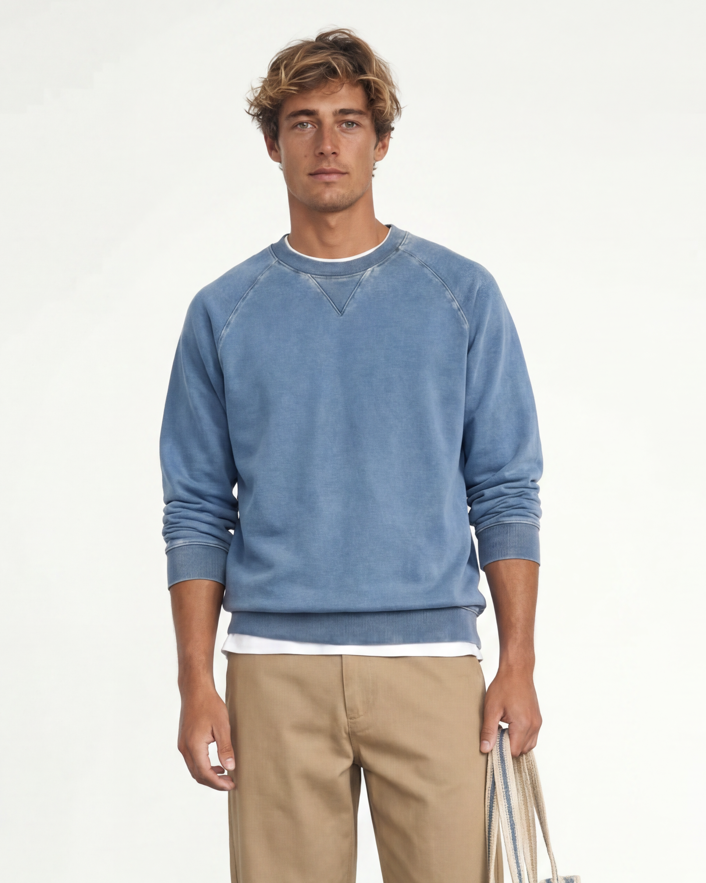 Heavyweight Crew Sweatshirt - Blue