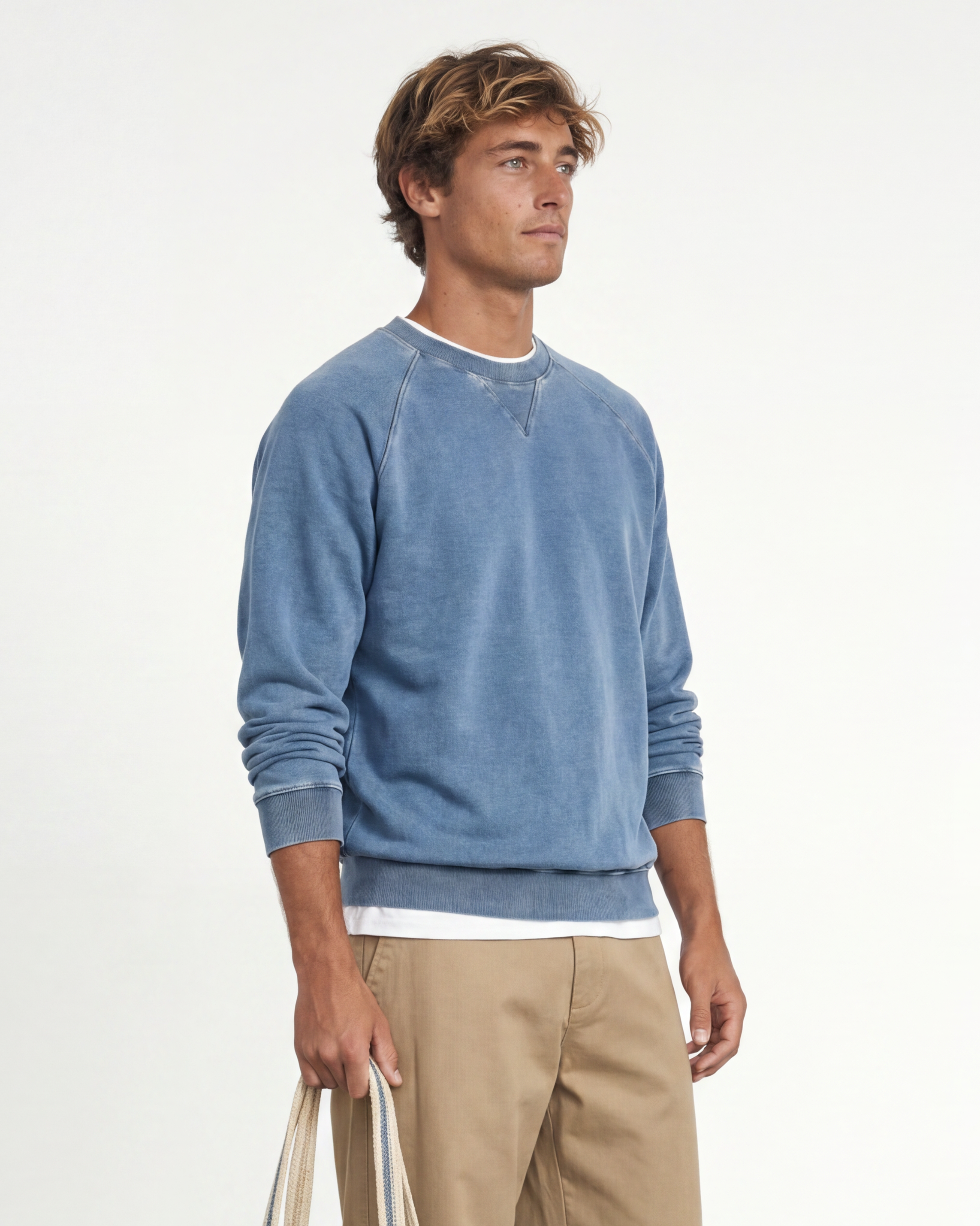 Heavyweight Crew Sweatshirt - Blue
