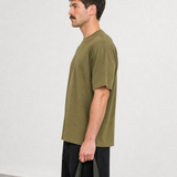 Frame Tee - Moss - model front view