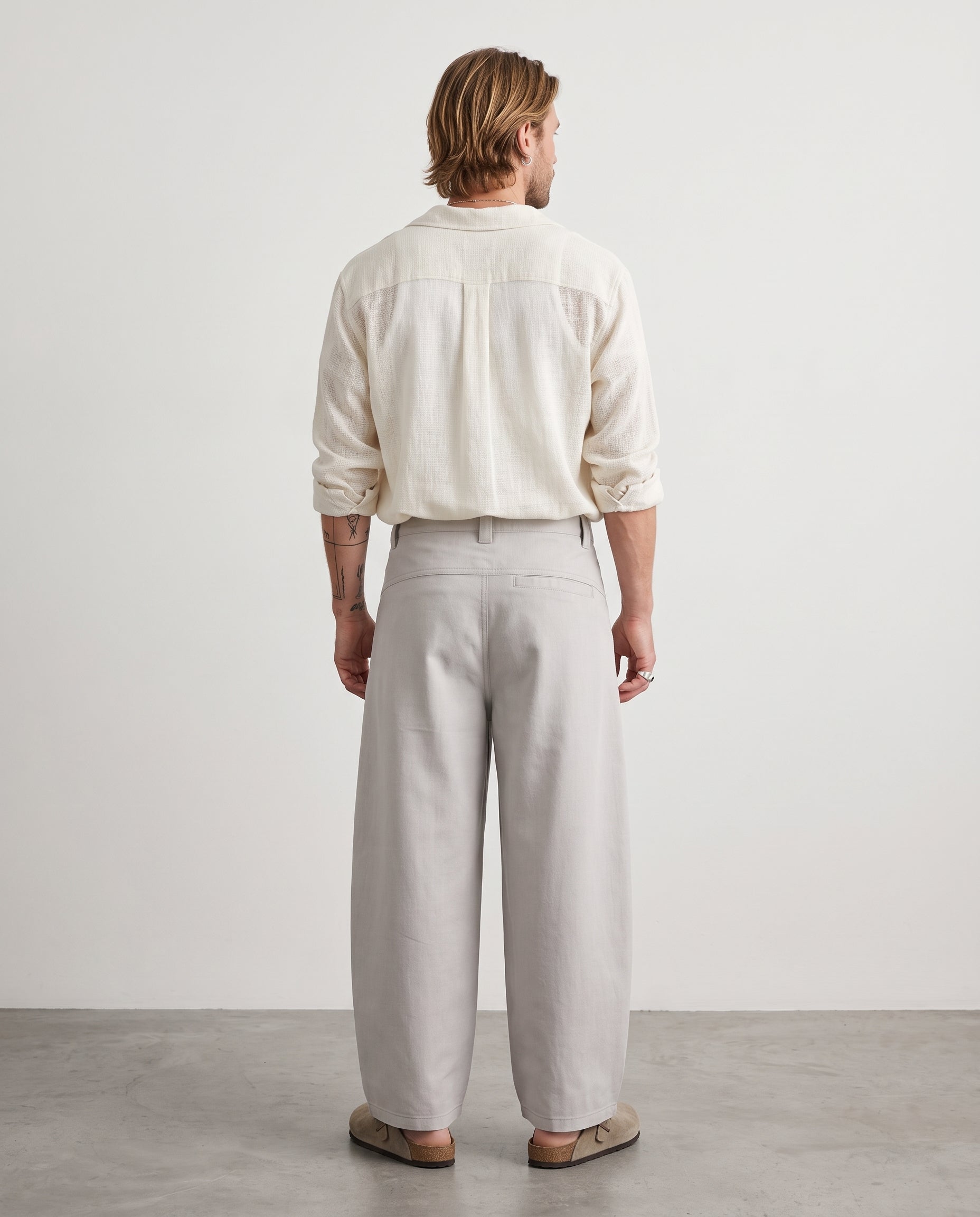 Lyocell Barrel Pant - Paris Grey - 26119-PARIS-GREY-portrait-3-back