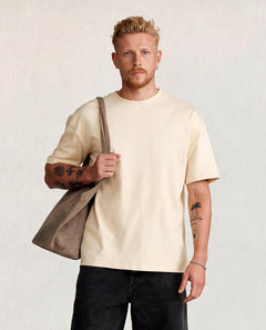 Hipland Frame Tee Cream - detail