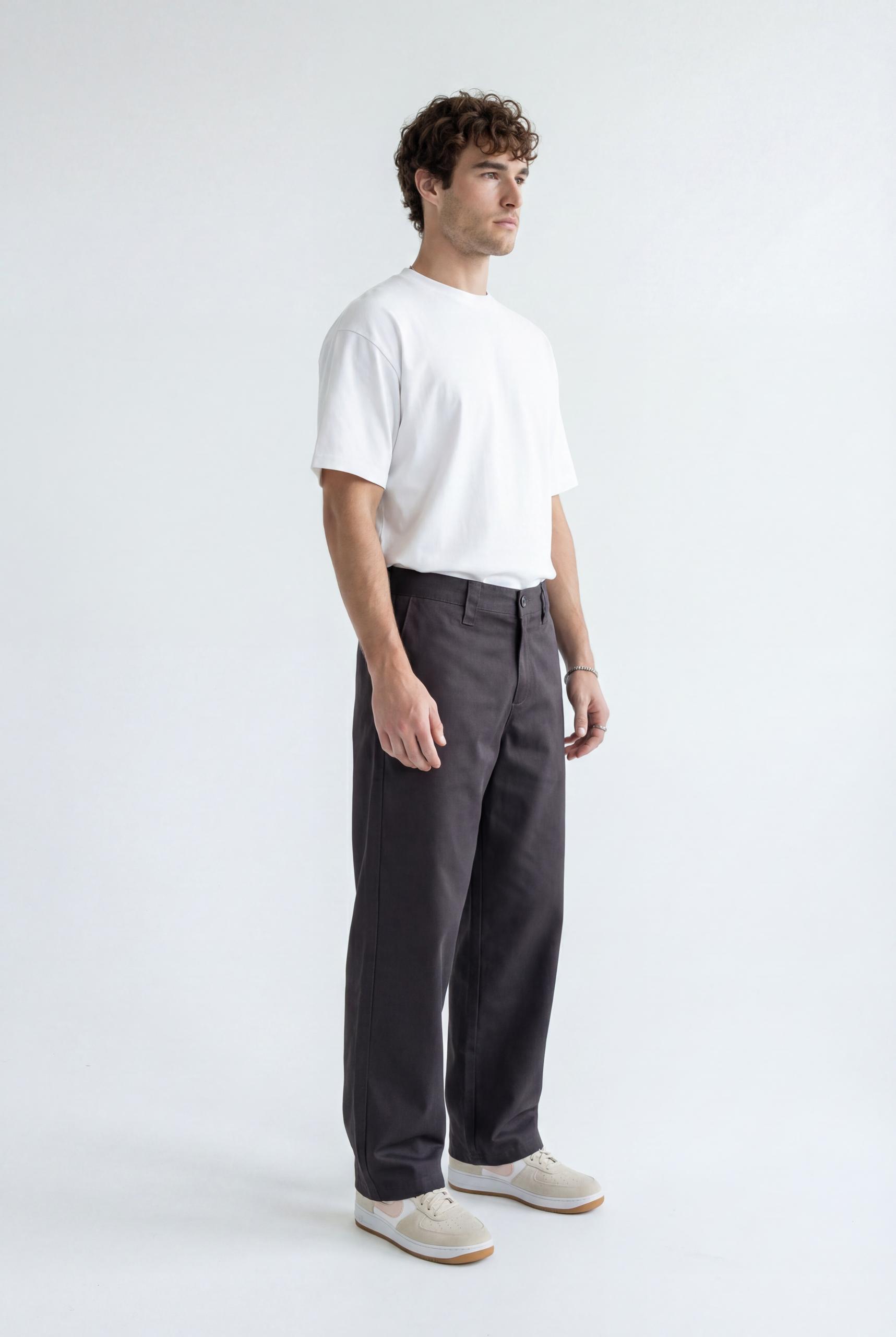 Hipland Echo Trouser — Charcoal — detail view
