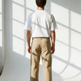 Hipland Echo Trouser — Khaki — lifestyle view
