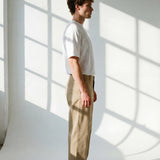 Hipland Echo Trouser — Khaki — detail view