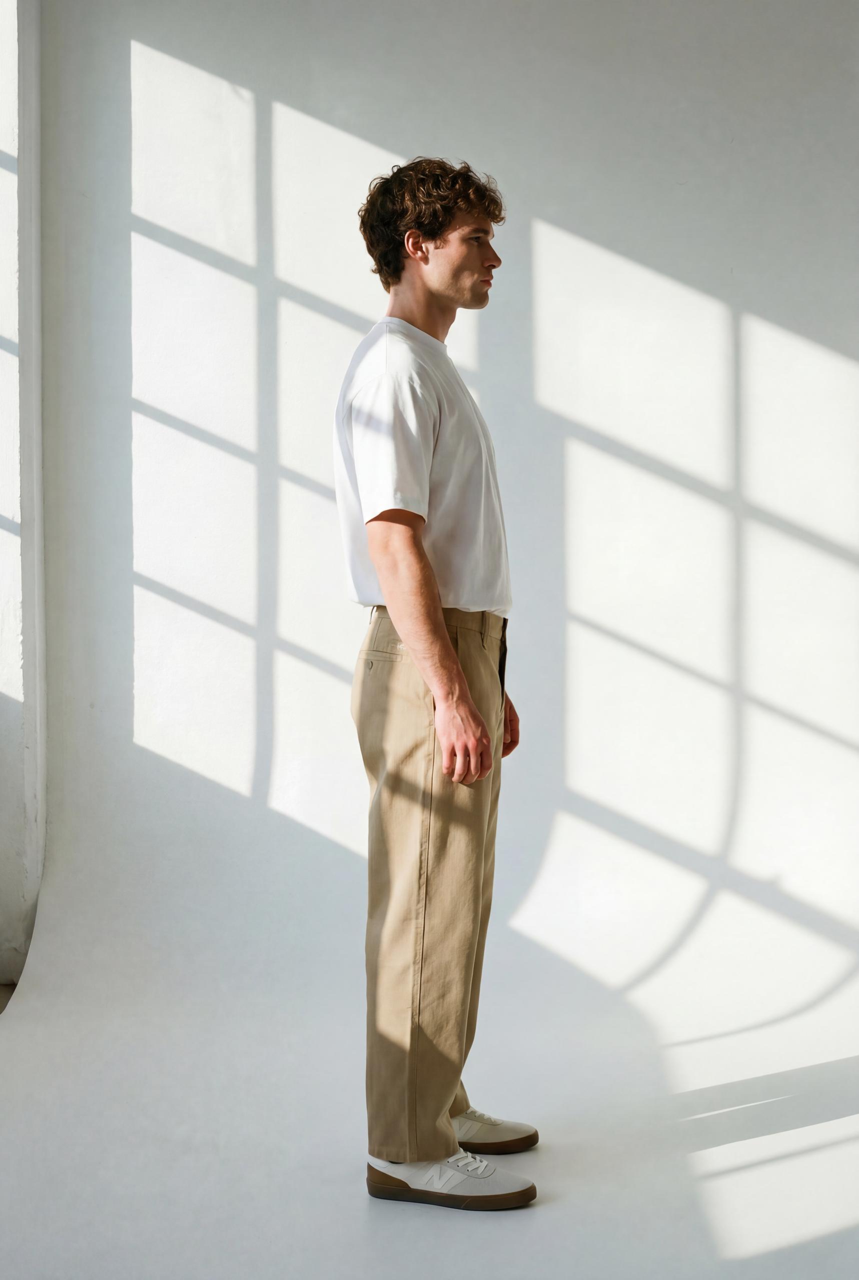 Hipland Echo Trouser — Khaki — detail view
