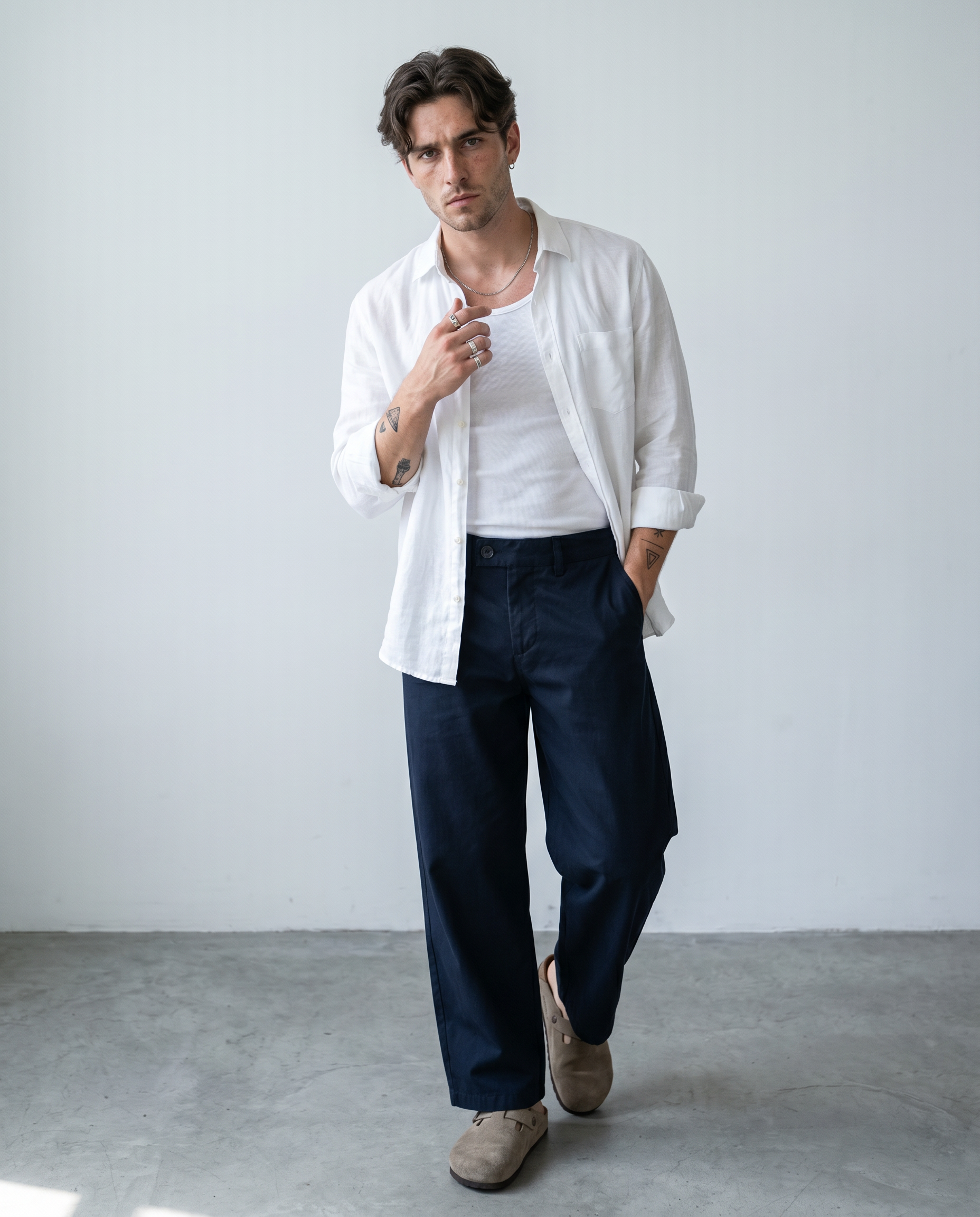 Casual Trouser - Navy