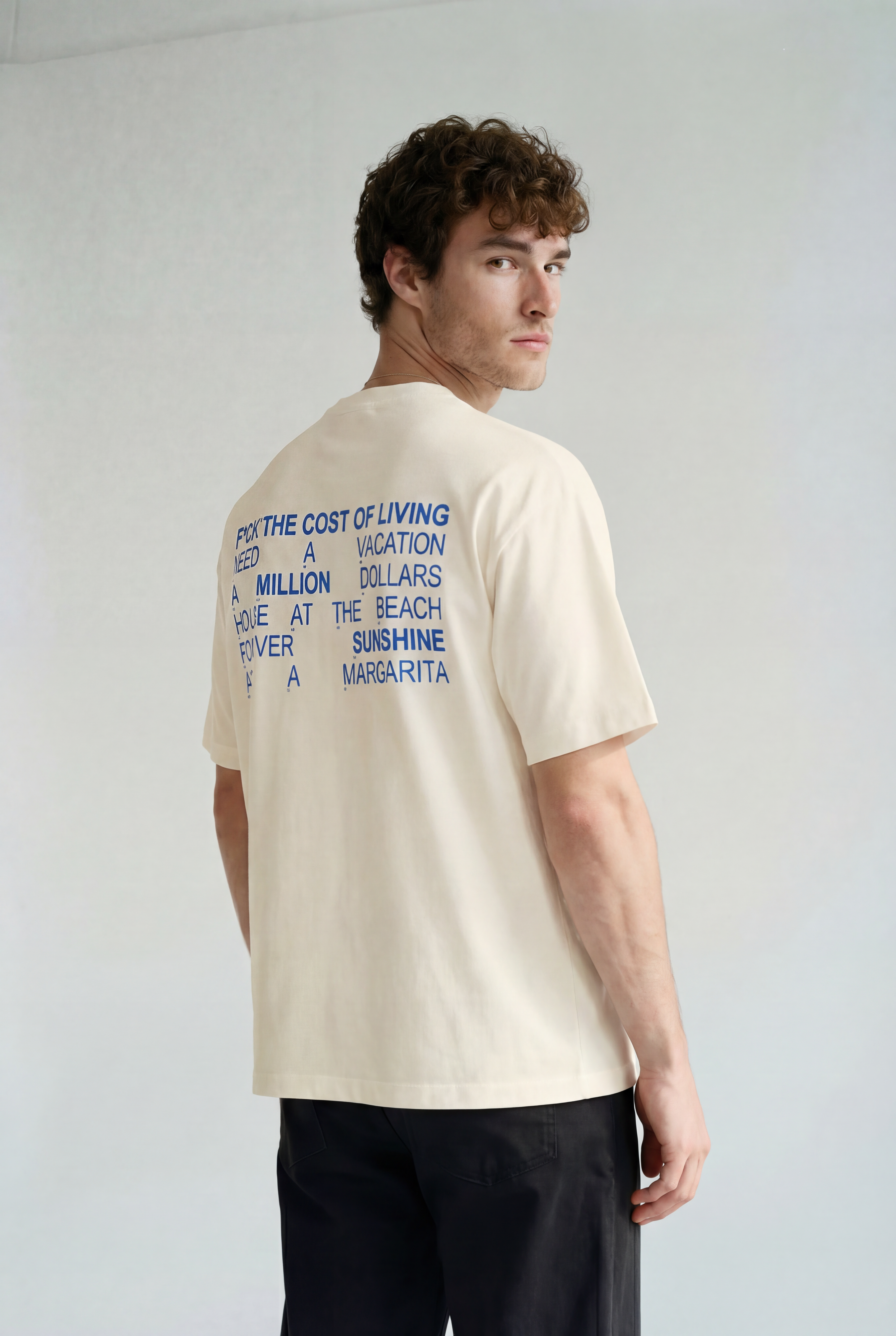 Hipland Cost Of Living Tee — fabric detail view