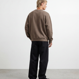Relaxed Crewneck Sweatshirt - Dark Khaki