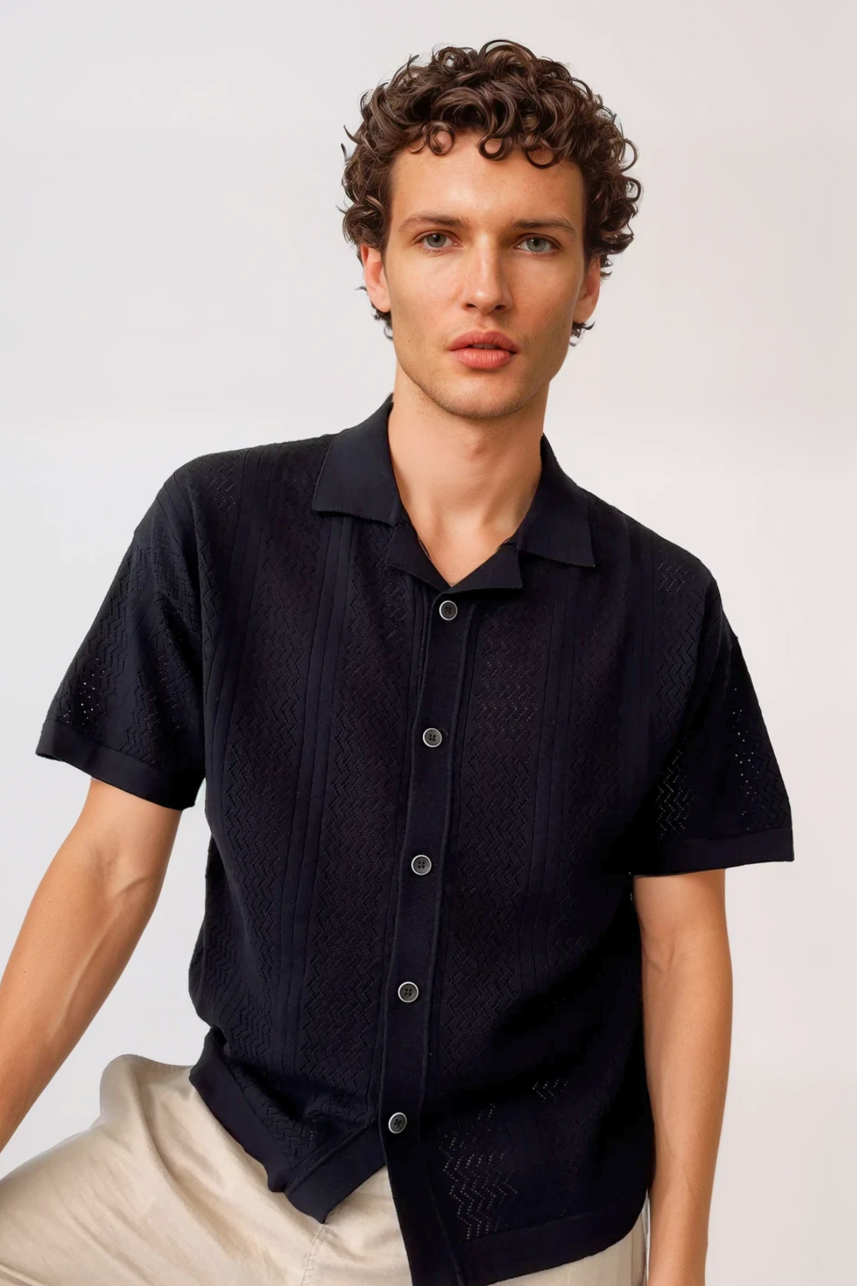 Breeze Button-Up - Black