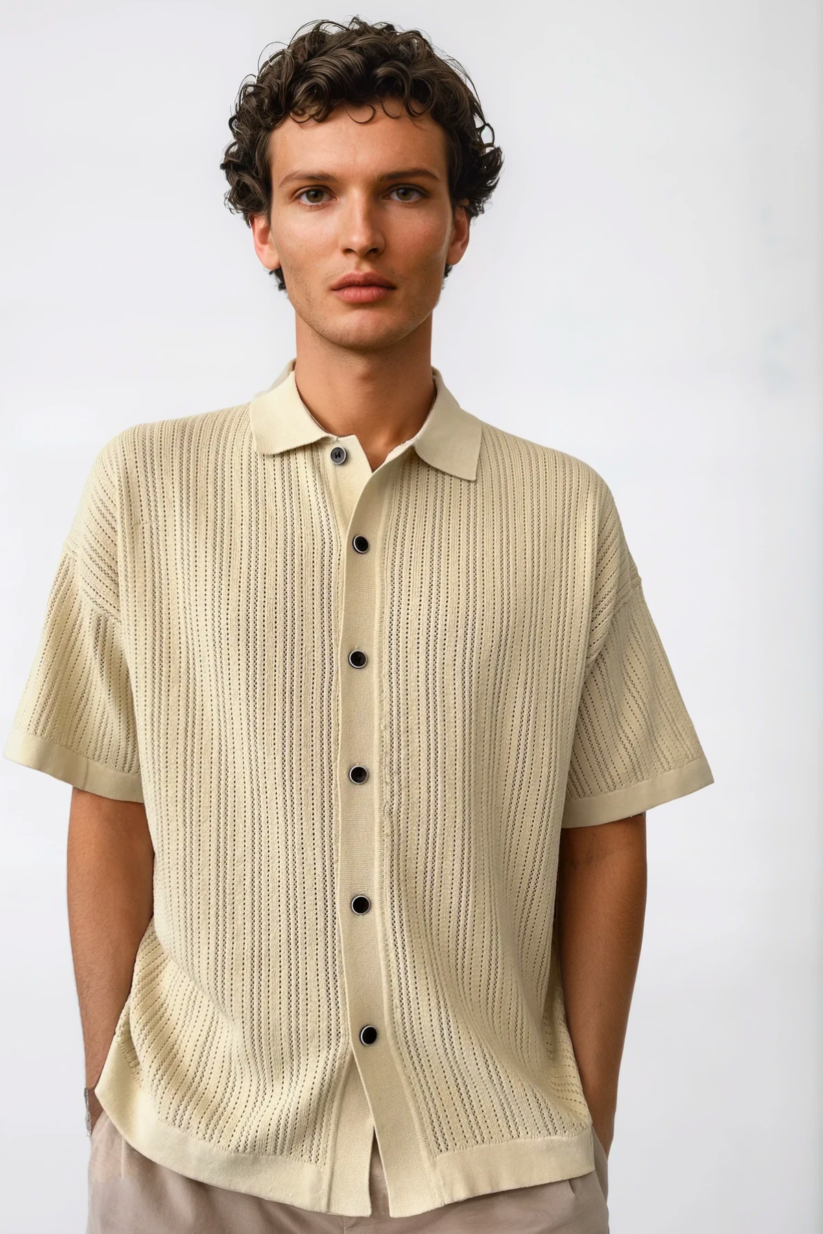 Harlow Knit Shirt - Natural