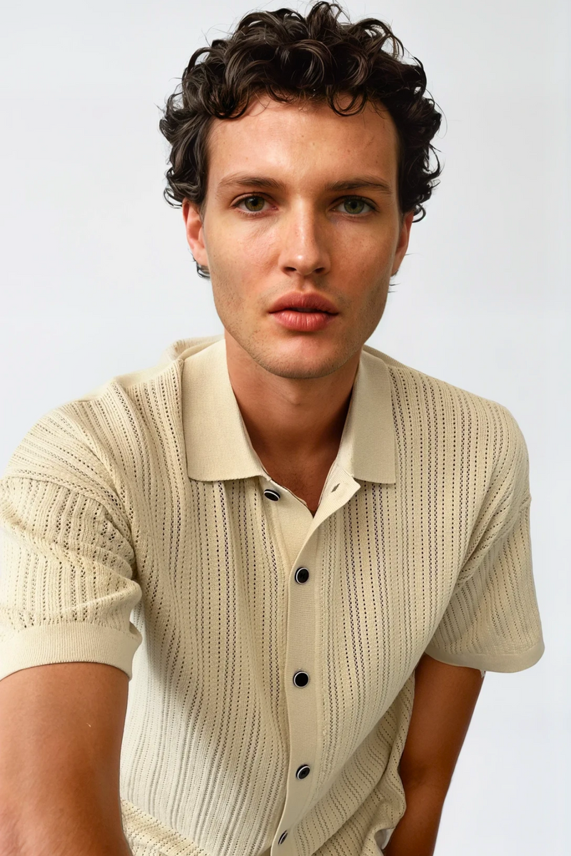 Harlow Knit Shirt - Natural