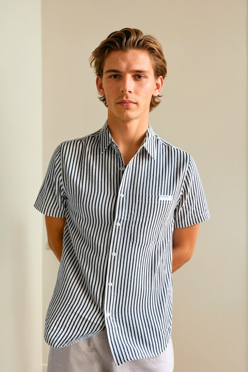 SS Shirt - Black Stripe