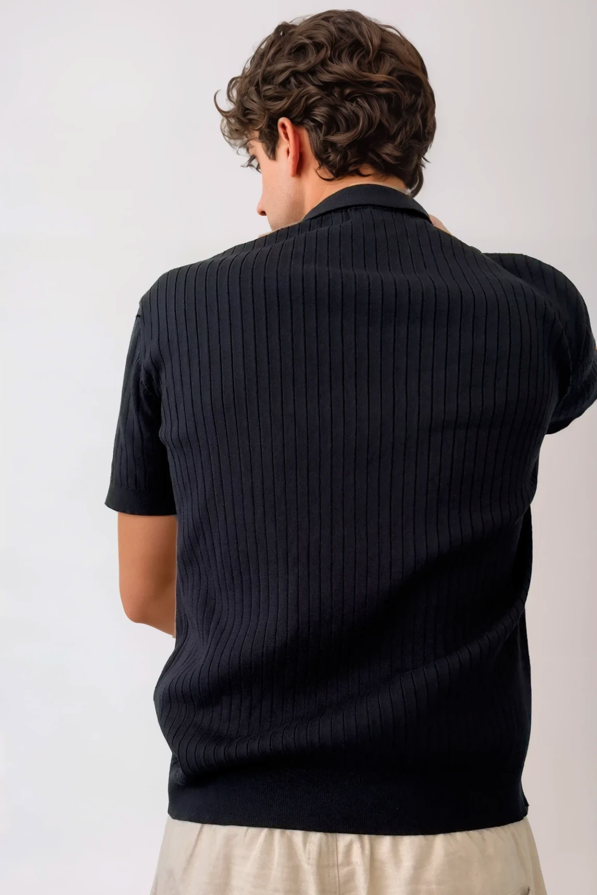 Rib Knit - Black