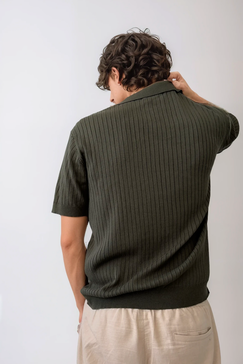 Rib Knit - Green