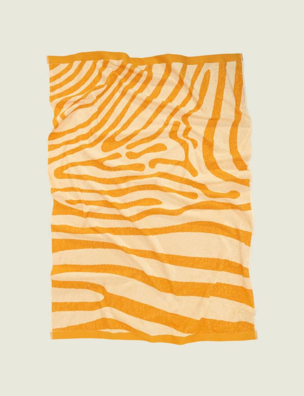 OAS Yellow Maze Towel