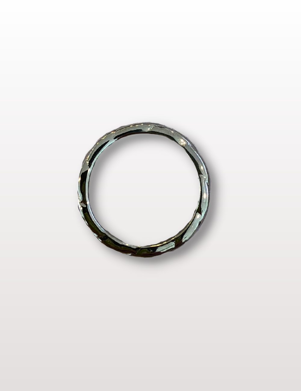 Mr Minimal - Cuban Ring - Silver